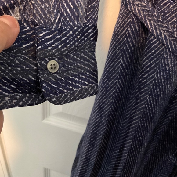 Banana Republic Herringbone Maxi Shirt Dress - Picture 9 of 15